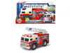 Dickie Toys - Fire Rescue Unit – 30 cm großes Feuerwehrauto mit ausziehbarer