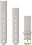 Garmin Ersatzarmband 18mm Silikon Beige/Hellgold 110-195 mm