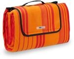 Relaxdays Picknickdecke Fleece, wasserdichte Outdoordecke, w&auml;rmeisoliert,