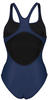 arena Solid Swim Pro Team Einteiliger Badeanzug für Damen, Schnelltrocknende,