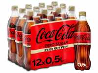 Coca-Cola Zero Sugar Koffeinfrei - prickelndes Erfrischungsgetränk mit...