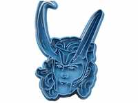 Cuticuter Loki Ragnarok Superhelden Ausstechform, Blau, 8 x 7 x 1.5 cm