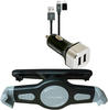 RealPower Tablet Car Set, Tablet-Halterung, 2-Port USB car charger, Micro-USB...
