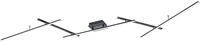 Trio Leuchten LED Deckenleuchte Arvin 628410532, Metall Schwarz matt, inkl. 22 Watt