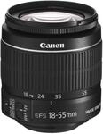 Canon EF-S 18-55mm F3.5-5.6 IS II Universalzoom-Objektiv (58mm Filtergewinde)...