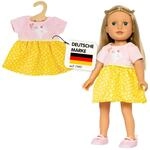 Heless 1360 - Puppenkleidung im Design Bunny Lou, Kleid mit Hasenapplikation...