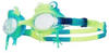 Tyr Mixte SWIMPLE Frog Lunettes de Natation Enfant, Clear/Green/Yellow, S