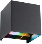 Paulmann 94847 LED Au&szlig;enwandleuchte Cybo IP44 2x2,5W 2x150lm dimmbar 100x100mm