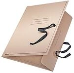 Leitz Esselte 6586 Zeichnungsmappe (mit B&auml;ndern, A3, Karton), Natur