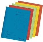 Herlitz Schnellhefter A4 Karton, gefaltet, sortierte Farben, 5 St&uuml;ck