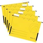 Herlitz 5874771 H&auml;ngetasche A4, gelb, 5er Packung