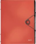 Leitz 45691020 Solid Ordnungsmappe PP A4, 6 F&auml;cher, hellrot