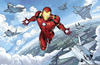 Komar Marvel Vlies Fototapete - Iron Man Flight - Größe: 400 x 280 cm (Breite...