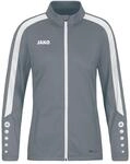 JAKO Damen Polyesterjacke Power, Steingrau, 44