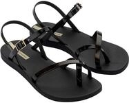 Ipanema FASHION SAND VIII FEM SANDALO 21112 - BLACK GOLD BLACK 38