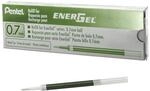 Pentel EnerGel LR7 Nachf&uuml;llmine f&uuml;r 0.7 mm Gelschreiber, hellgr&uuml;n (12 St&uuml;ck)