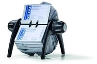 Durable Rollkartei Visifix Flip Vegas, f&uuml;r 400 Visitenkarten, Register A-Z, schwarz,