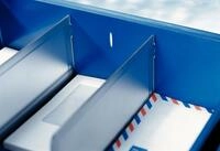 Leitz Trennwand f&uuml;r Sorty Ablagek&ouml;rbe, Transparent Grau, 2er Pack, 52620000