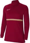 Nike Damen Women's Academy 21 Drill Top, Team RED/White/Jersey Gold/White,