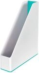 Leitz Stehsammler A4, Zweifarbiges Design, Wei&szlig;/Eisblau, Duo Colour, WOW,...