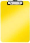 Leitz WOW A4 Klemmbrett, hochwertiges Klemmbrett aus Hartplastik, 80 Blatt