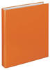 VELOFLEX 1141030 - Ringbuch Basic, DIN A4, 1 Stück, orange, Füllhöhe 25 mm,