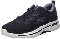 Skechers Herren 216254 BKGY Sneaker, Black Textile/Black Leather/Black...