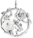 Engelsrufer Damen Anh&auml;nger Rose Garden aus Sterling Silber mit Perlmutt -...