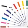 edding 4600 Textilstift - 10 Farben im Set (Basic) - Rundspitze 1 mm - Textilstifte
