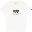 Alpha Industries Herren Basic Big Logo Rainbow Reflective T-Shirt