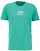 ALPHA INDUSTRIES Herren Basic T Ml T-Shirt, Grün (Atomic Green), L