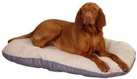 Kerbl Pet Liegekissen Loneta | Beige/Grau, 58 &times; 43 cm, robustes Haustierkissen...