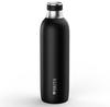 BRITA Edelstahlflasche schwarz für sodaTRIO Wassersprudler (1l) – isolierte &