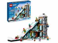 LEGO City Wintersportpark, Set mit Wintersportgeschäft, Café und einem