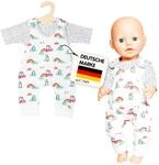 Heless 1185 - Bekleidungs-Set f&uuml;r Puppen im Pinguin P&uuml;nktchen Design, 2...