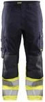 Blaklader 148815128933C146 Multinorm Arbeits Hose Inh&auml;rent, Marineblau/Gelb,...