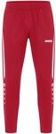 JAKO Damen Polyesterhose Power, Rot/Wei&szlig;, 34