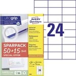 AVERY Zweckform 6605 Adressaufkleber (1.200 plus 360 Klebeetiketten extra,...