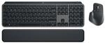 Logitech MX Keys S Combo - PTG QWERTY Layout | Beleuchtung, schnelles Scrollen,