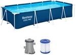 13'1" x 6'11" x 32"/4.00m x 2.11m x 81cm Pool Set
