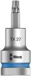 Wera 8767 C HF TORX Zyklop Bit-Nuss 1/2 Zoll Antrieb mit Haltefunktion, TX 27 x 60