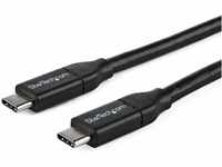 StarTech.com USB-C auf USB-C Kabel mit 5A Power Delivery - St/St - 1m - USB 2.0...