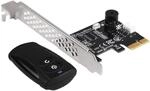 SilverStone SST-ES02-PCIe - 2.4G Funk-Fernbedienung f&uuml;r PC Power / Reset,