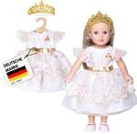 Heless 2132 - Prinzessinnen-Kleid f&uuml;r Puppen im Design Kirschbl&uuml;te mit...