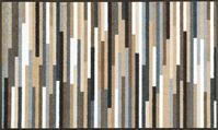 wash+dry Fu&szlig;matte, Mikado Stripes nature 75x120 cm, innen und au&szlig;en, waschbar