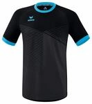 Erima Unisex Kinder Mantua Trikot (6132304), schwarz/Curacao, 140