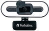 Verbatim Webcam mit Mikrofon und Beleuchtung, externe Kamera für Computer oder
