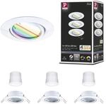 Paulmann 92466 LED Einbauleuchte Base Smart Home Zigbee Basisset schwenkbar...