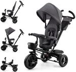 Kinderkraft Aveo Dreirad ab 9 Monaten bis 25 kg, Kinderdreirad mit Schubstange,
