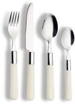 ECHTWERK Besteck Set Bistro, mit Kunststoffgriffen, Campingbesteck, Picknickbesteck,